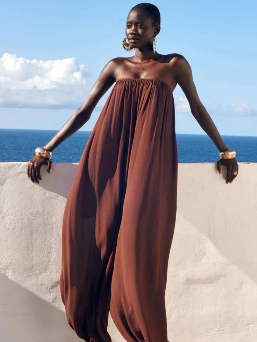 Rat & Boa Sicily Jumpsuit Brown - S, NWT